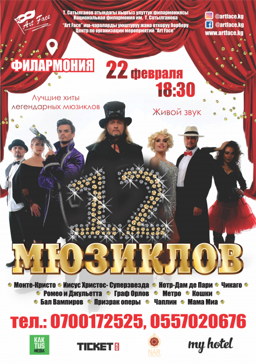 Шоу 12 мюзиклов