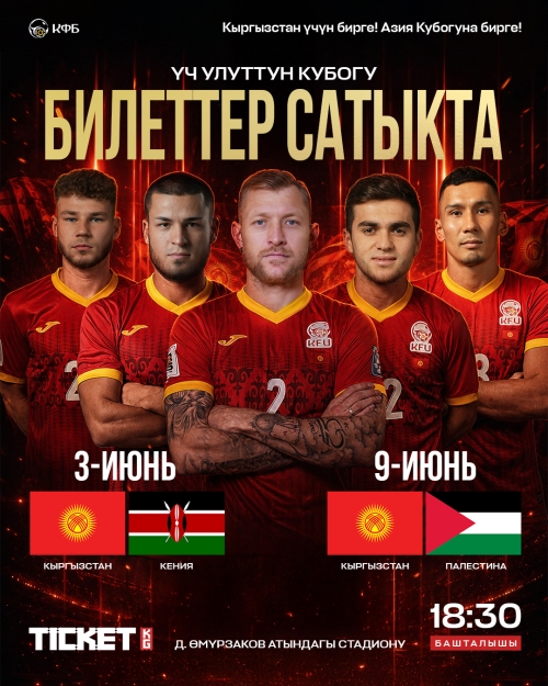 Турнир Кубок трех наций 2026: Кыргызстан vs Кения
