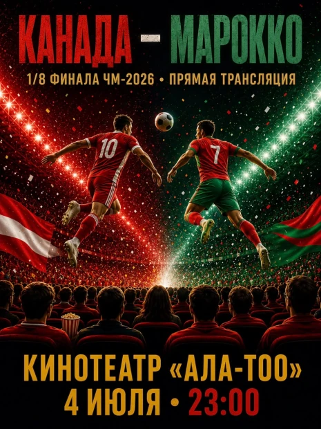 Чемпионат мира по футболу 2026. 1/8 финала: Канада – Марокко