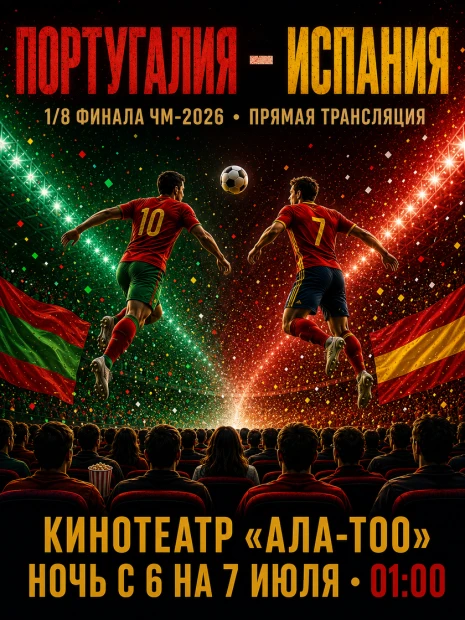 Чемпионат мира по футболу 2026. 1/8 финала: Португалия – Испания